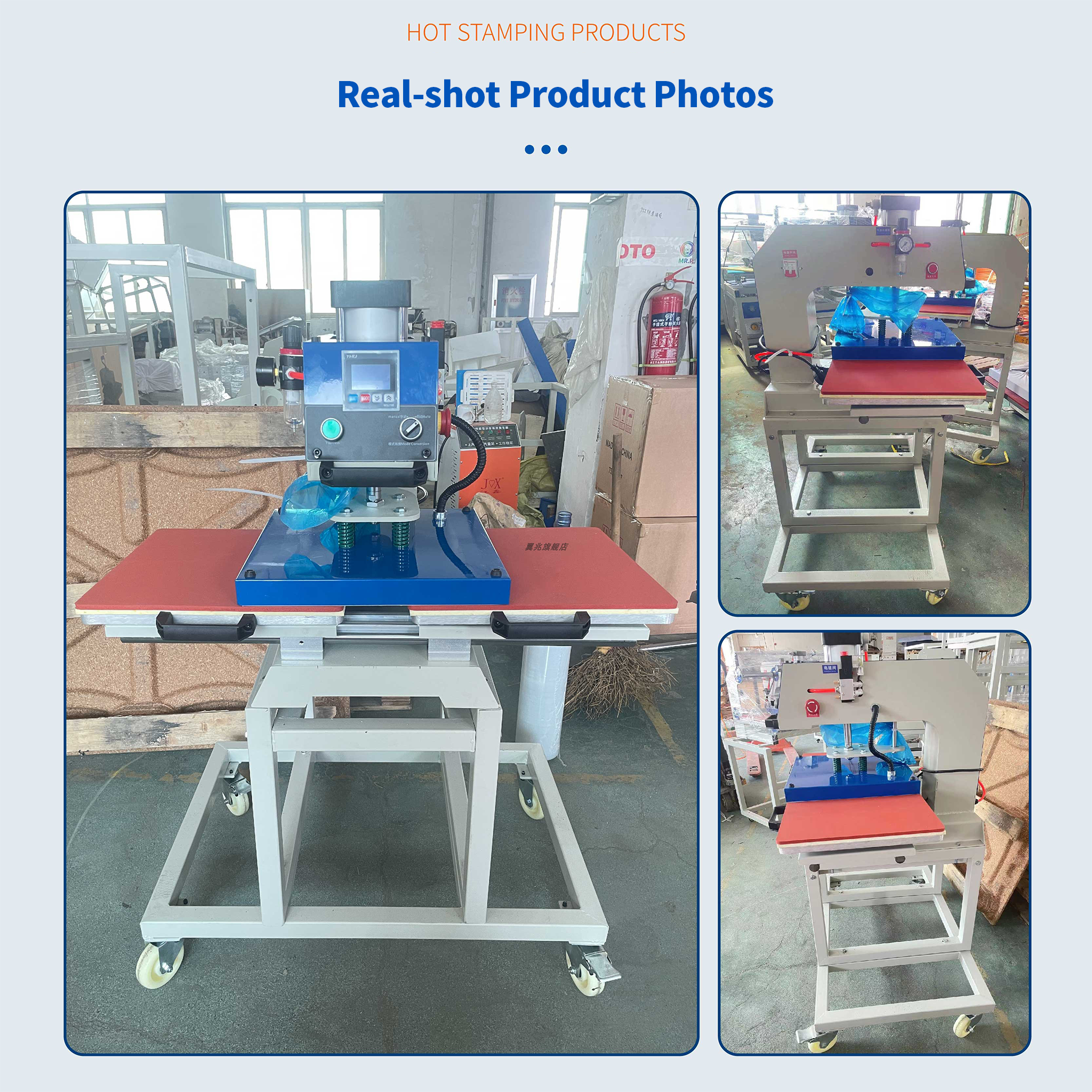 Pneumatic Dual-Station Sliding Heat Press
