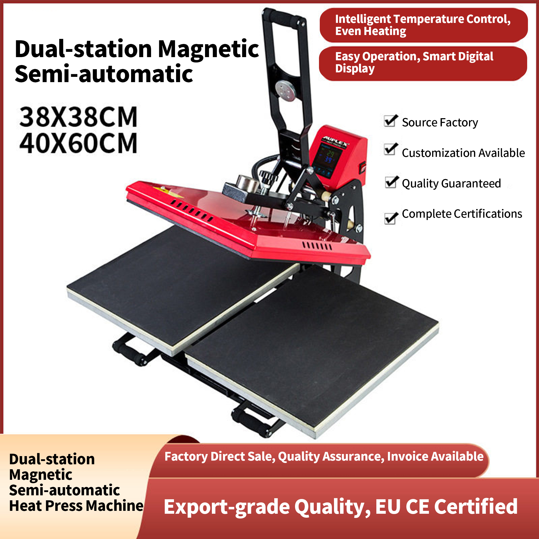 Electromagnetic Flatbed Heat Press