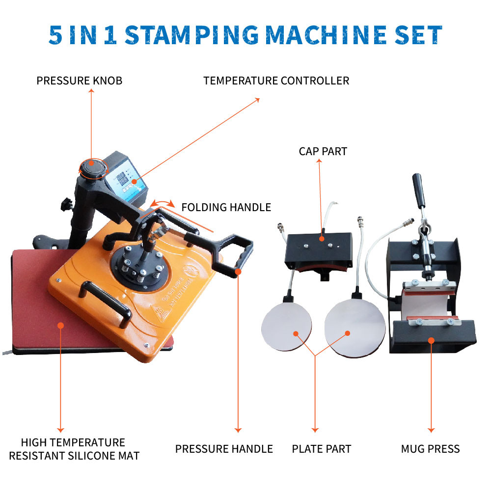 5-in-1 Combo Heat Press