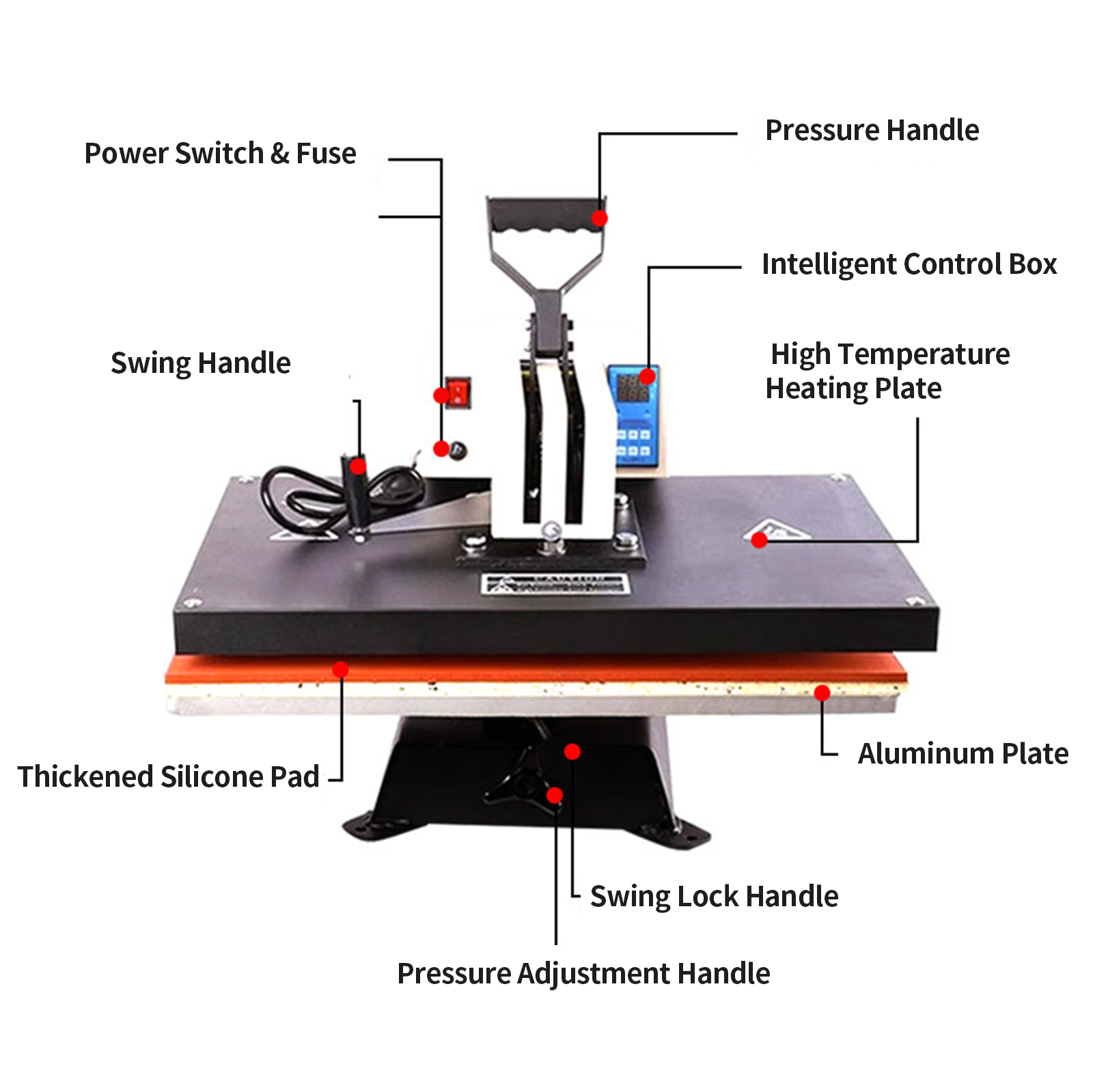 Swing-Away Heat Press