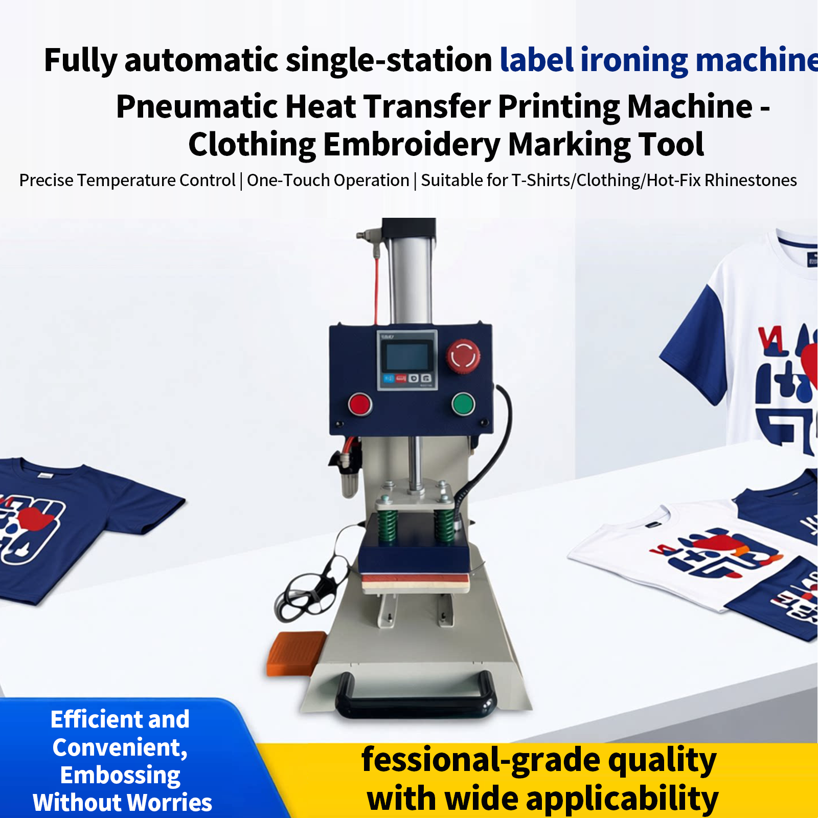 Pneumatic Single-Station Heat Press